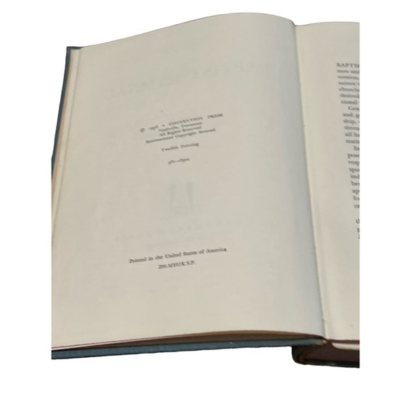 Baptist Hymnal Blue 1956 Convention Press Gospel Hymns Worship Songs Singing - Picture 3 of 4